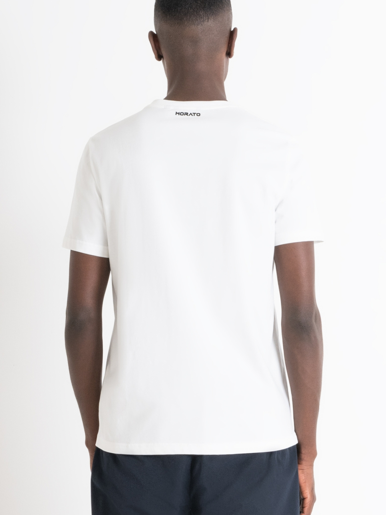 Чоловіча біла футболка модель MMKS02442.FA100240;1011 Фото