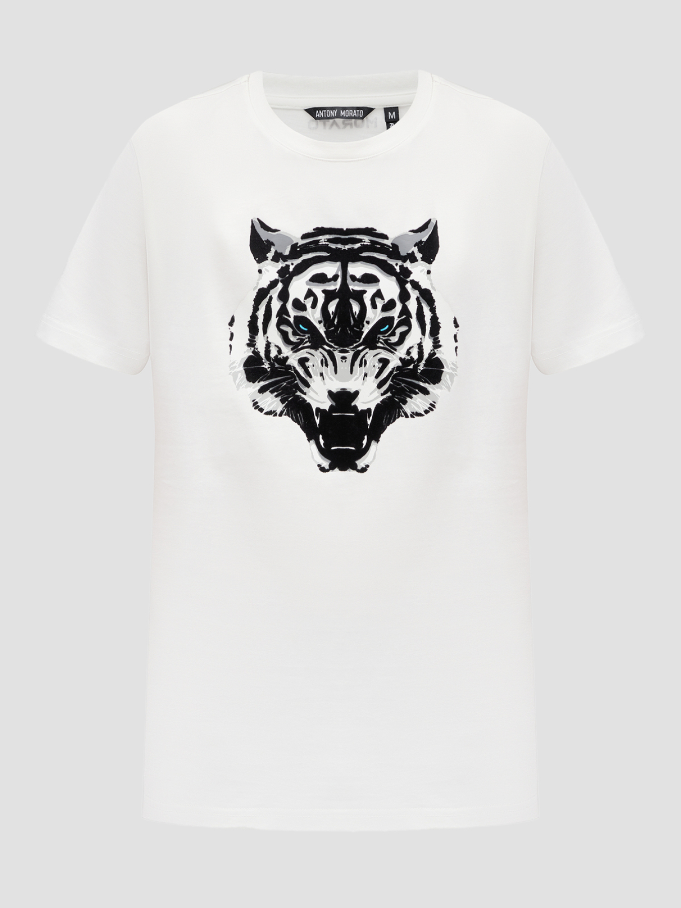 Чоловіча біла футболка модель MMKS02442.FA100240;1011 Фото