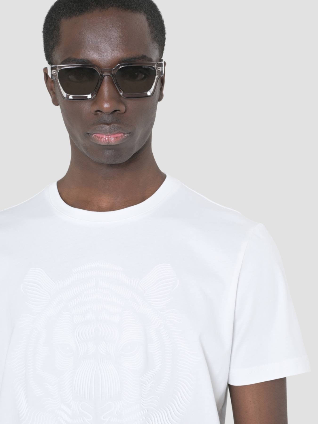 Мужская белая футболка модель MMKS02463.FA100240;1011 Фото