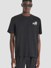 Мужская черная футболка модель MMKS02571.FA100240;9000 Фото