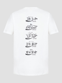 Чоловіча біла футболка Antony Morato x Coca Cola модель MMKS02580.FA100240;1011 Фото