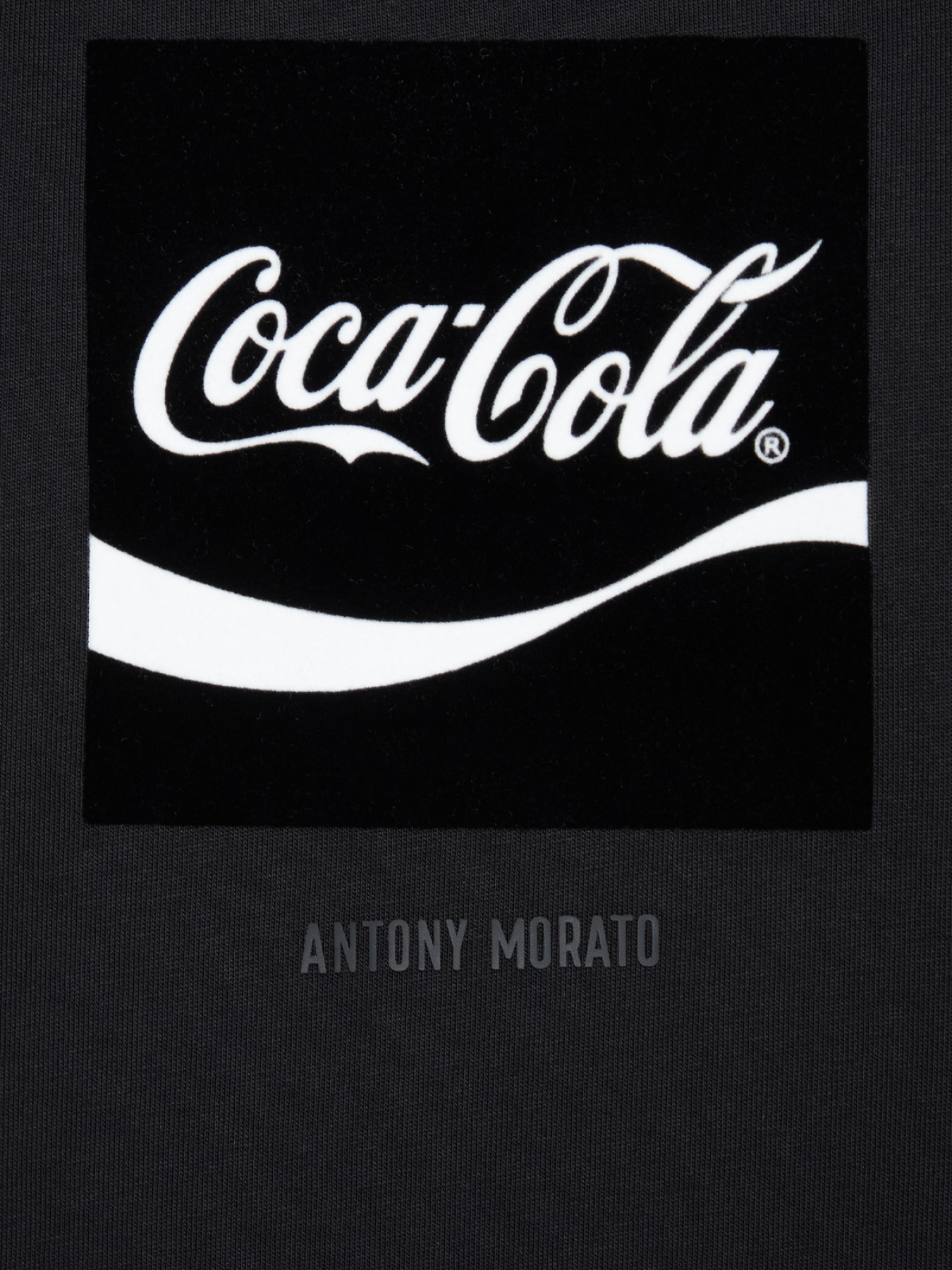 Мужская черная футболка Antony Morato x Coca Cola модель MMKS02580.FA100240;9000 Фото