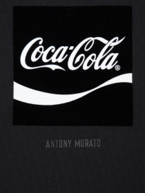 Мужская черная футболка Antony Morato x Coca Cola модель MMKS02580.FA100240;9000 Фото