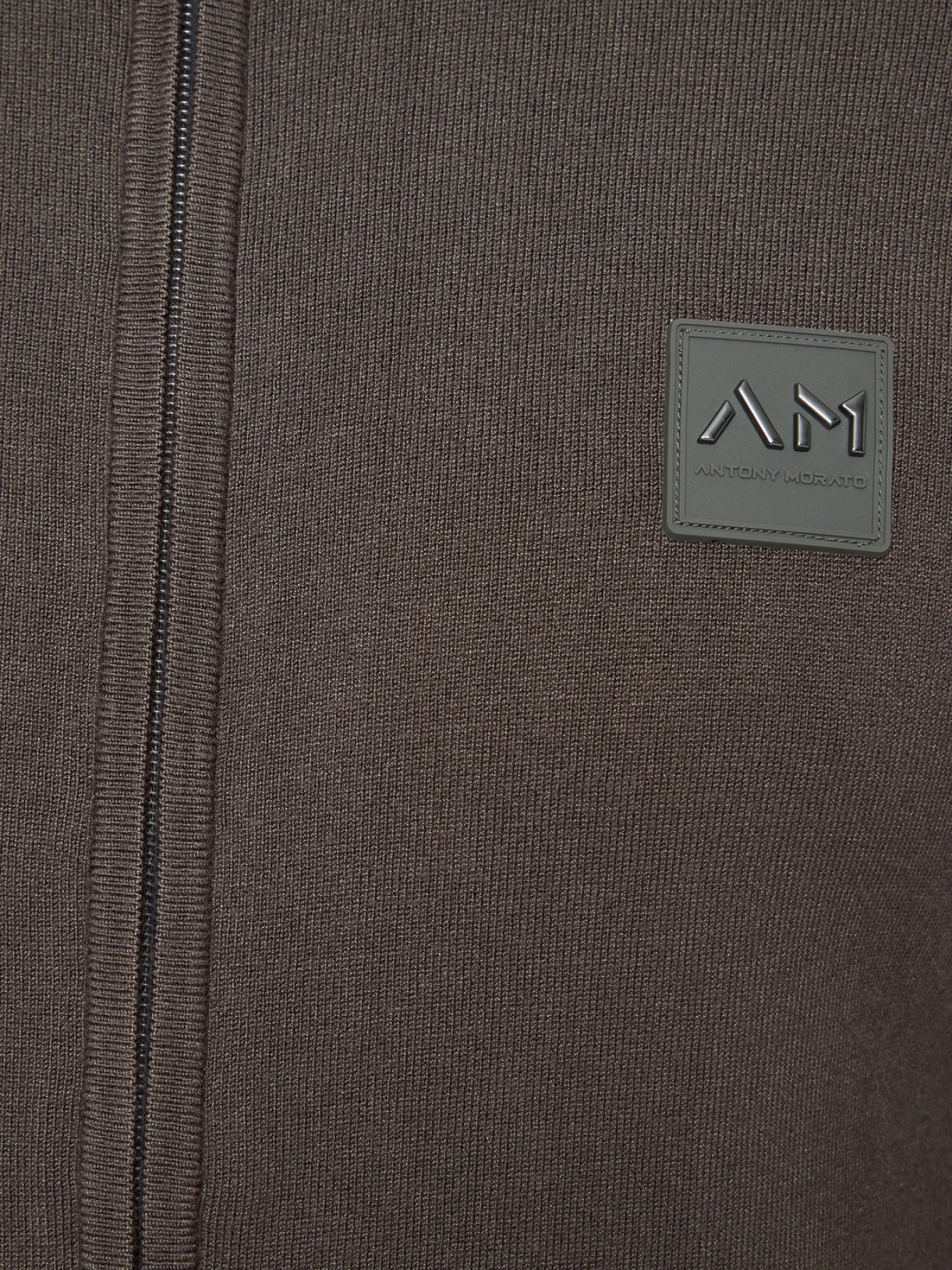 Мужской темно-коричневый кардиган модель MMSW01441.YA500002;4089 Фото