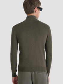 Мужской темно-коричневый кардиган модель MMSW01441.YA500002;4089 Фото