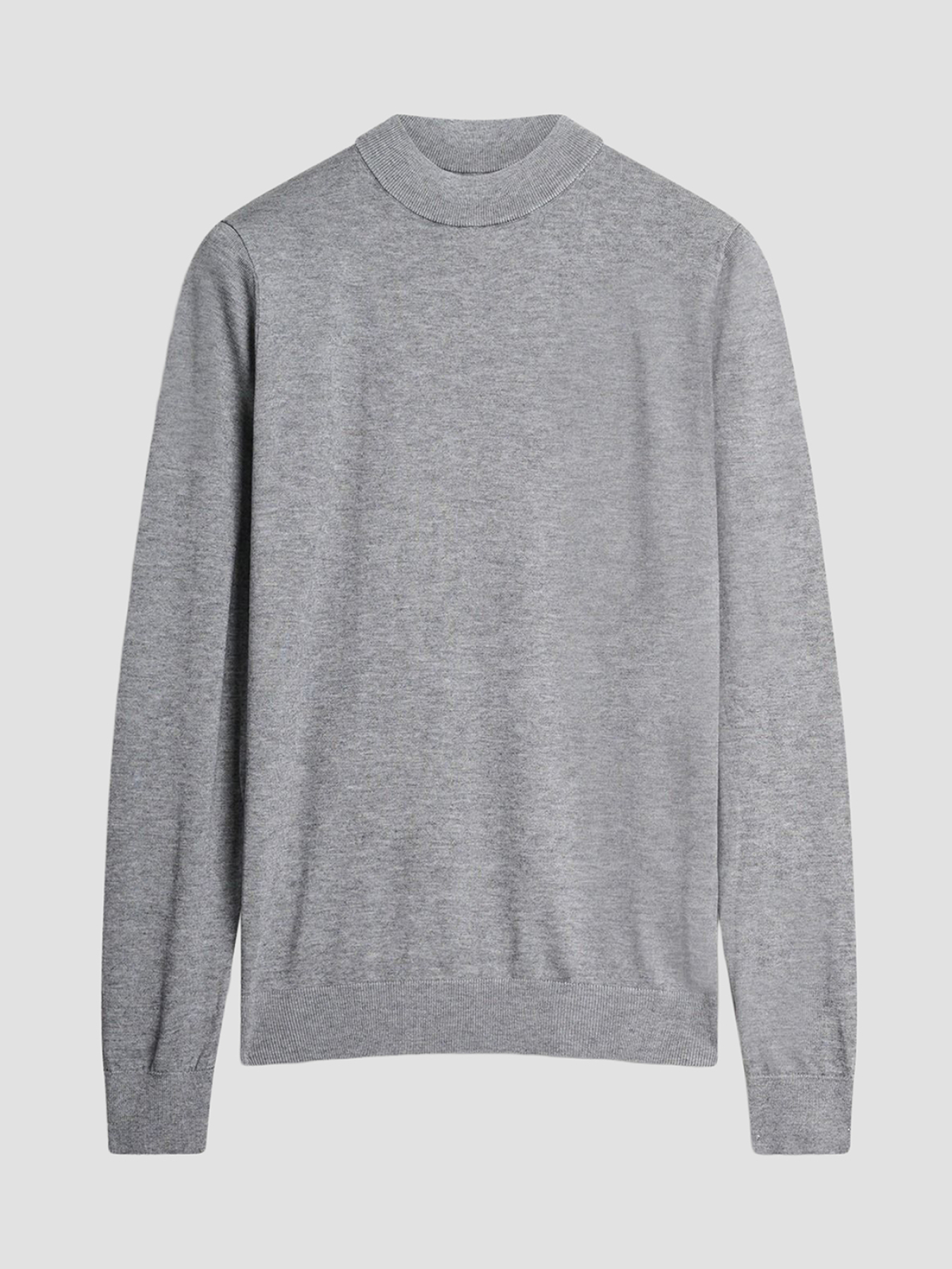 Чоловічий світло-сірий джемпер модель MMSW01523.YA400145;9013 Фото
