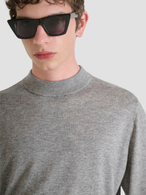 Чоловічий світло-сірий джемпер модель MMSW01523.YA400145;9013 Фото