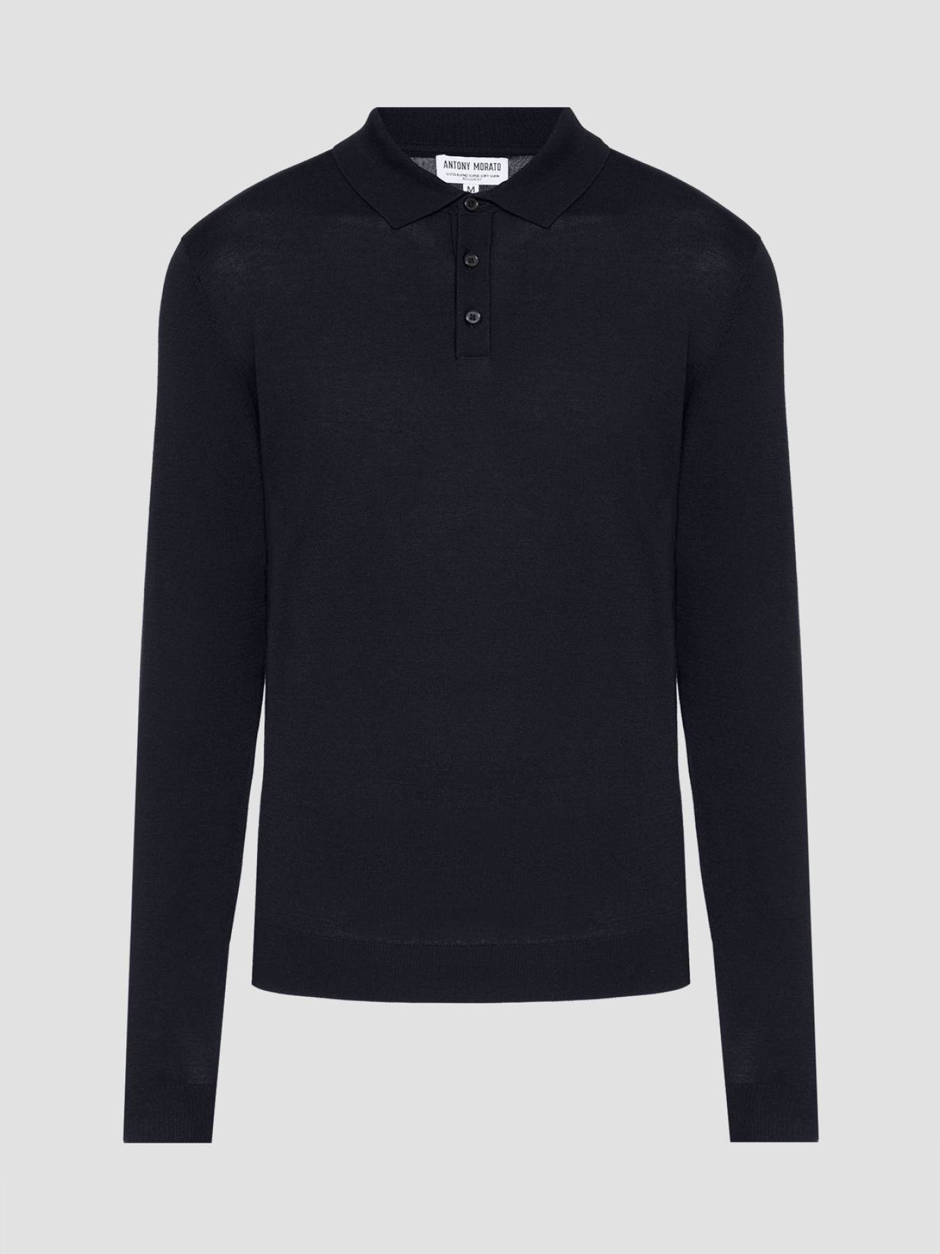 Мужское темно-синее поло модель MMSW01539.YA400145;7073 Фото