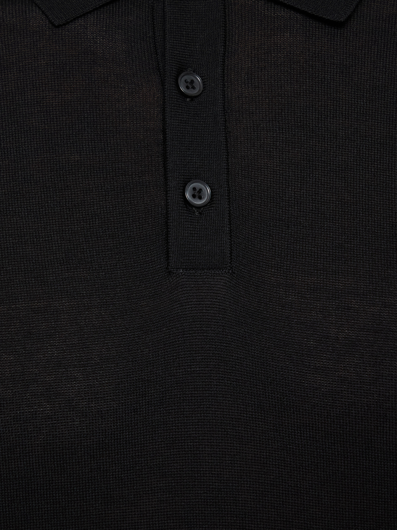 Мужское черное поло модель MMSW01539.YA400145;9000 Фото