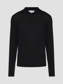 Мужское черное поло модель MMSW01539.YA400145;9000 Фото