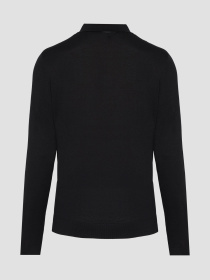 Мужское черное поло модель MMSW01539.YA400145;9000 Фото