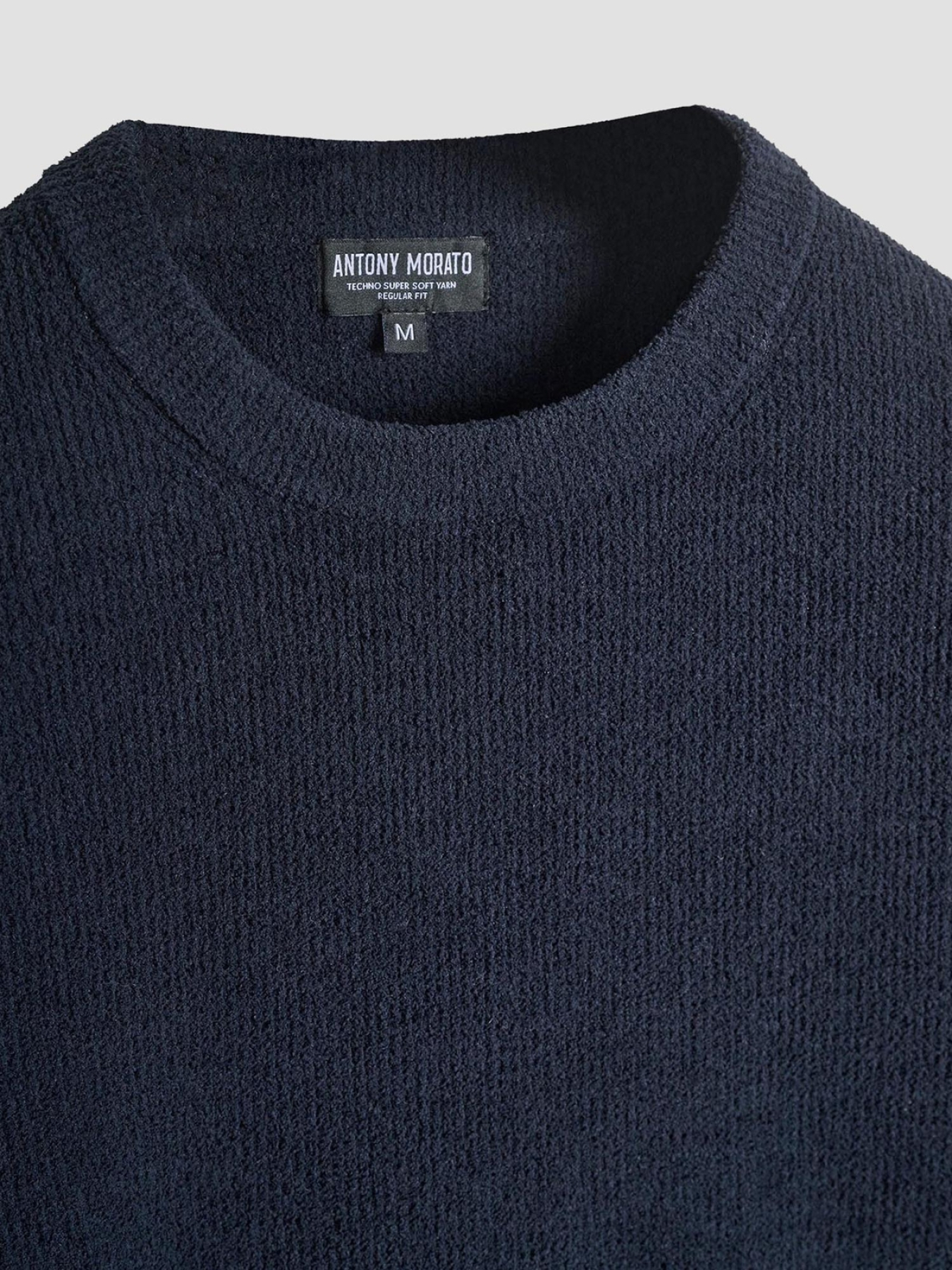 Мужской темно-синий джемпер модель MMSW01558.YA500096;7139 Фото