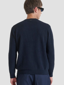 Мужской темно-синий джемпер модель MMSW01558.YA500096;7139 Фото
