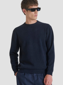 Мужской темно-синий джемпер модель MMSW01558.YA500096;7139 Фото