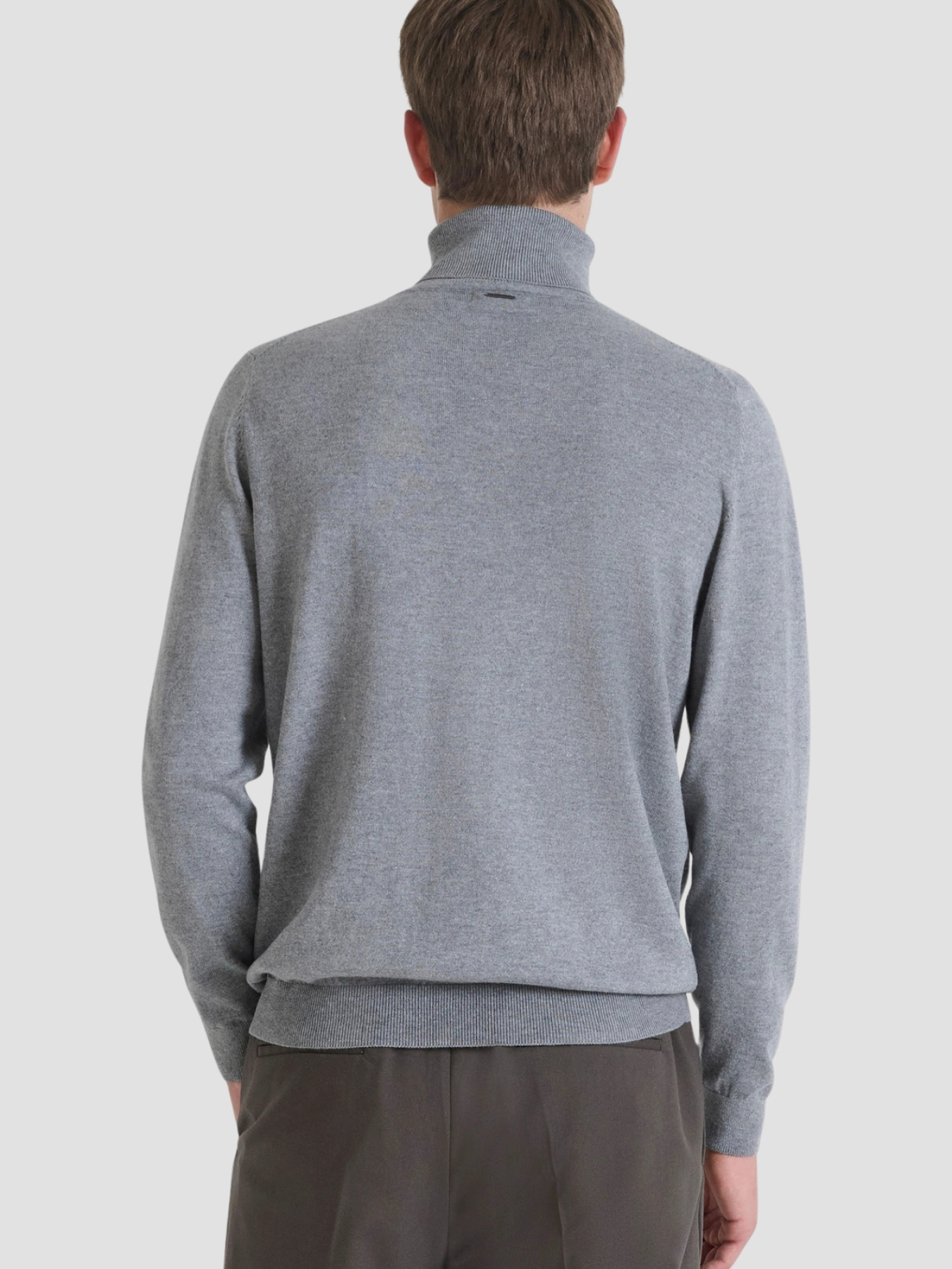 Мужской серый гольф модель MMSW01562.YA200081;9005 Фото