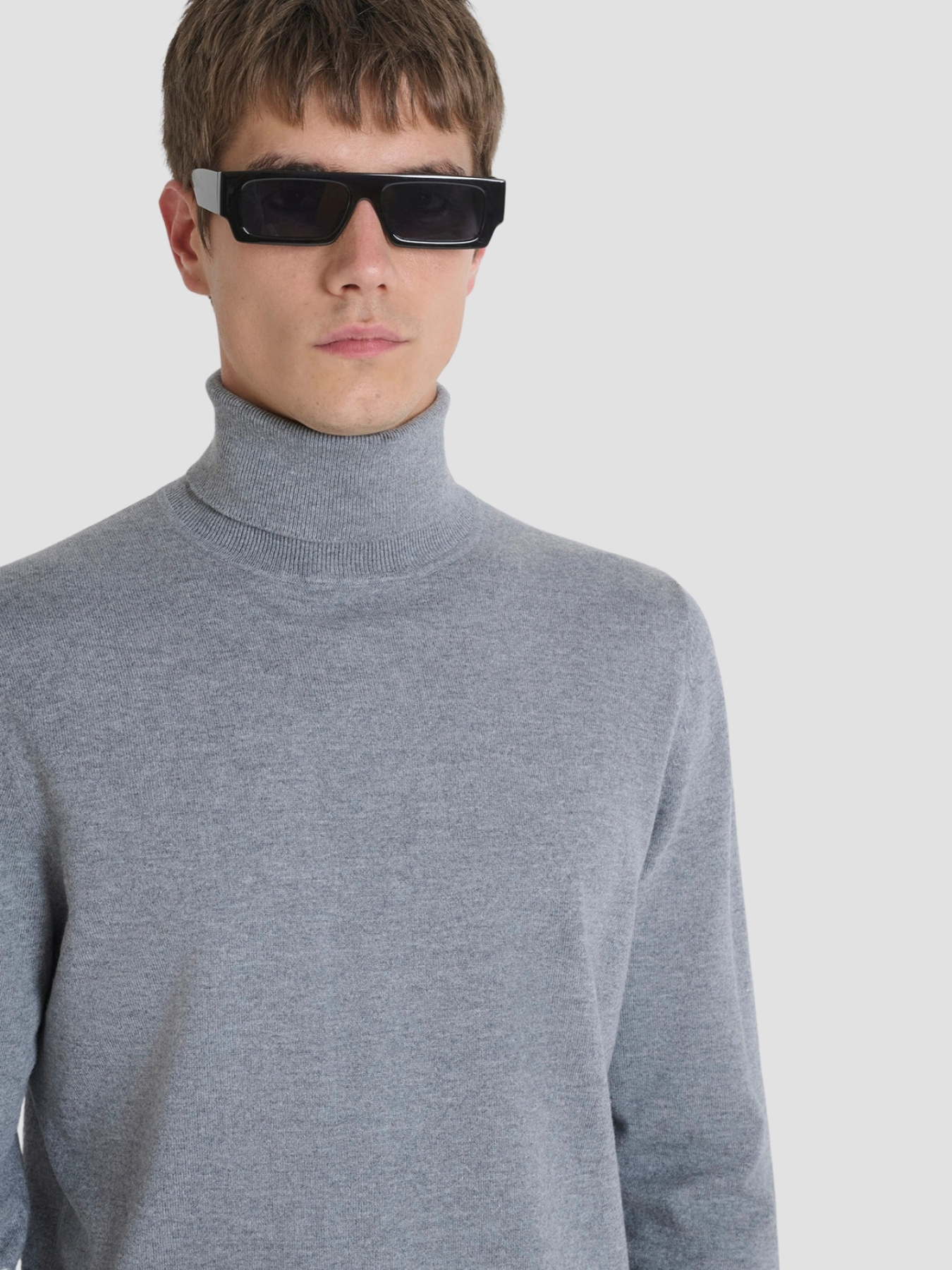 Мужской серый гольф модель MMSW01562.YA200081;9005 Фото