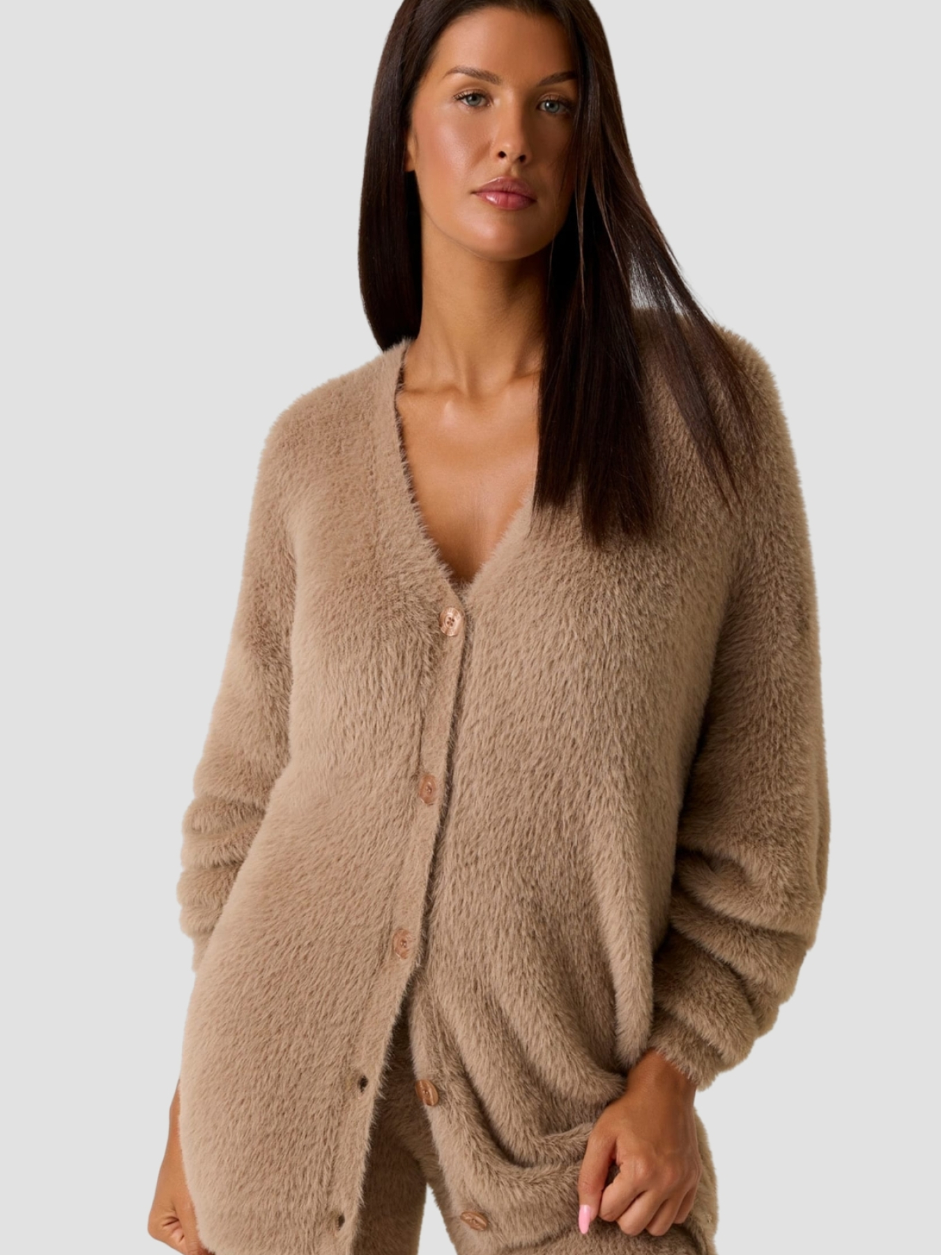Жіночий бежевий кардиган модель O5BR02.Z1282;G1AH Фото
