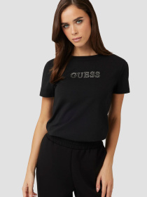Футболка GUESS модель V3BI11.J1314;JBLK Футболка GUESS модель V3BI11.J1314;JBLK Фото