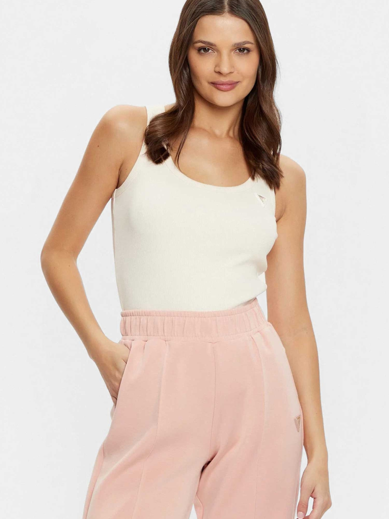 Женская белая майка модель V4YP06.K8RT2;G6K5 Фото