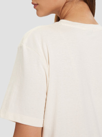 Жіноча біла футболка модель V5BI09.I3Z14;G1O6 Фото