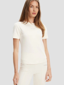 Жіноча біла футболка модель V5RI10.KCD02;G6K5 Фото