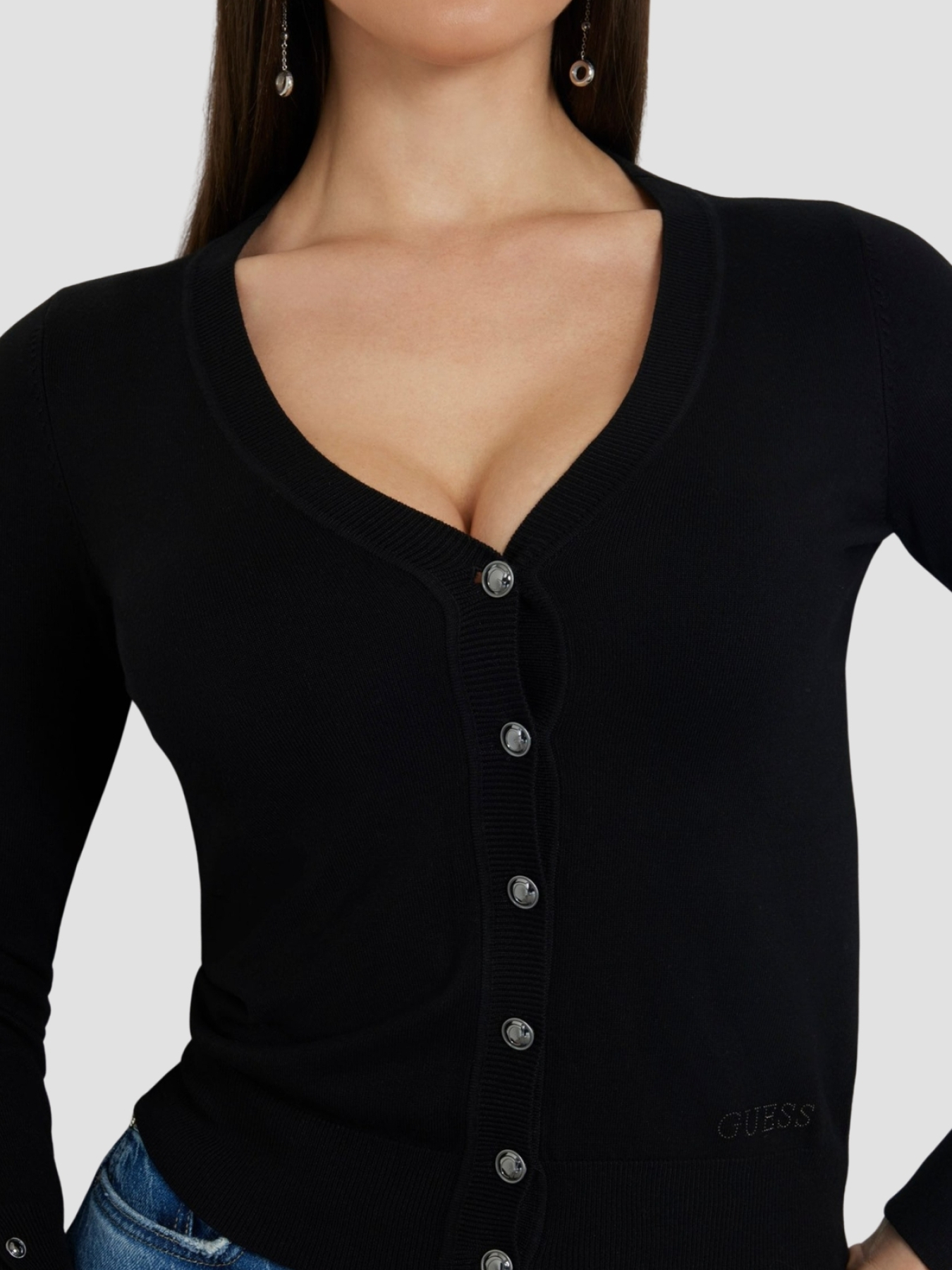 Кардиган GUESS модель W2YR33.Z2V62;JBLK Фото