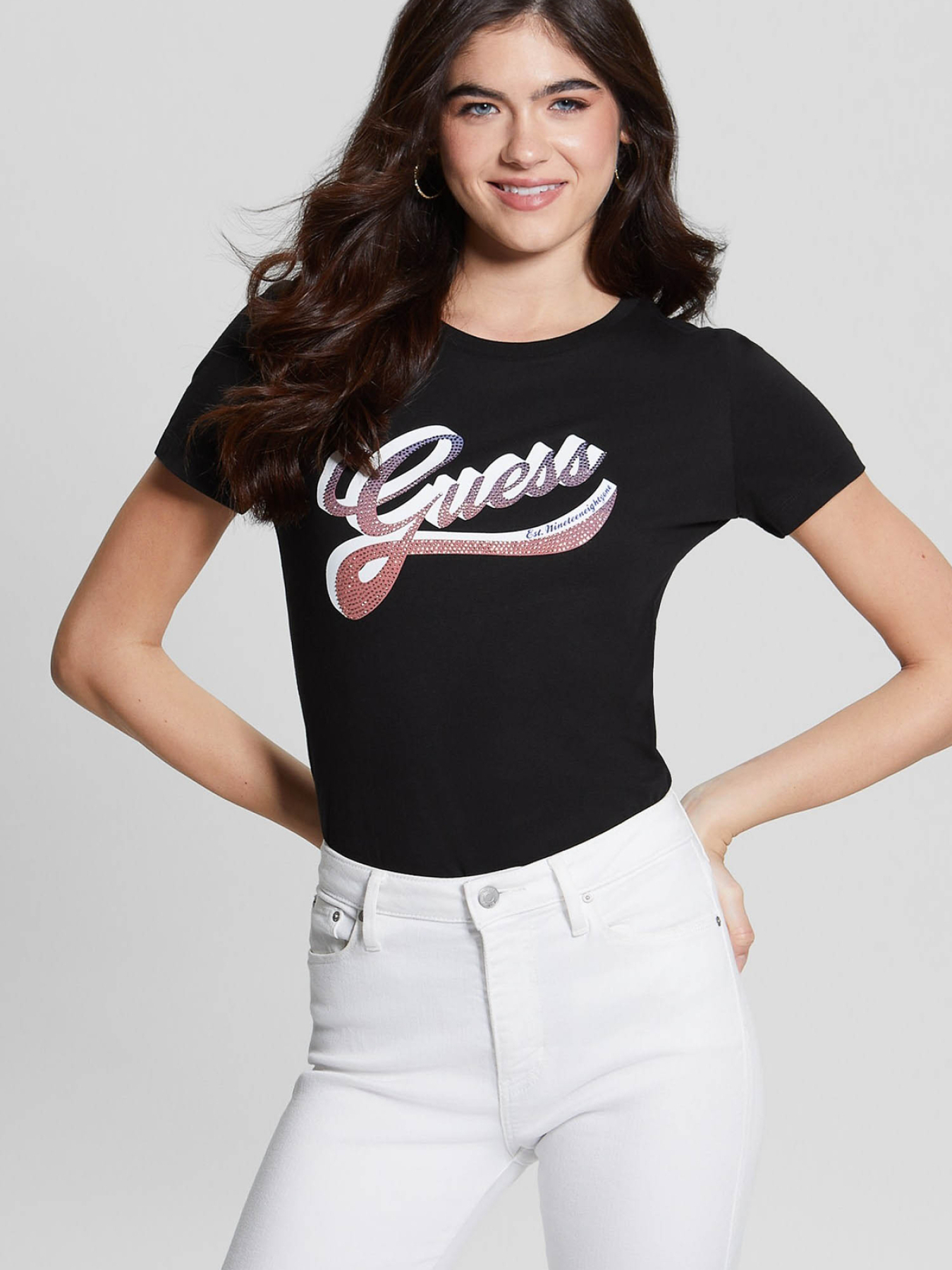 Футболка GUESS модель W3GI34.I3Z14;JBLK Футболка GUESS модель W3GI34.I3Z14;JBLK Фото