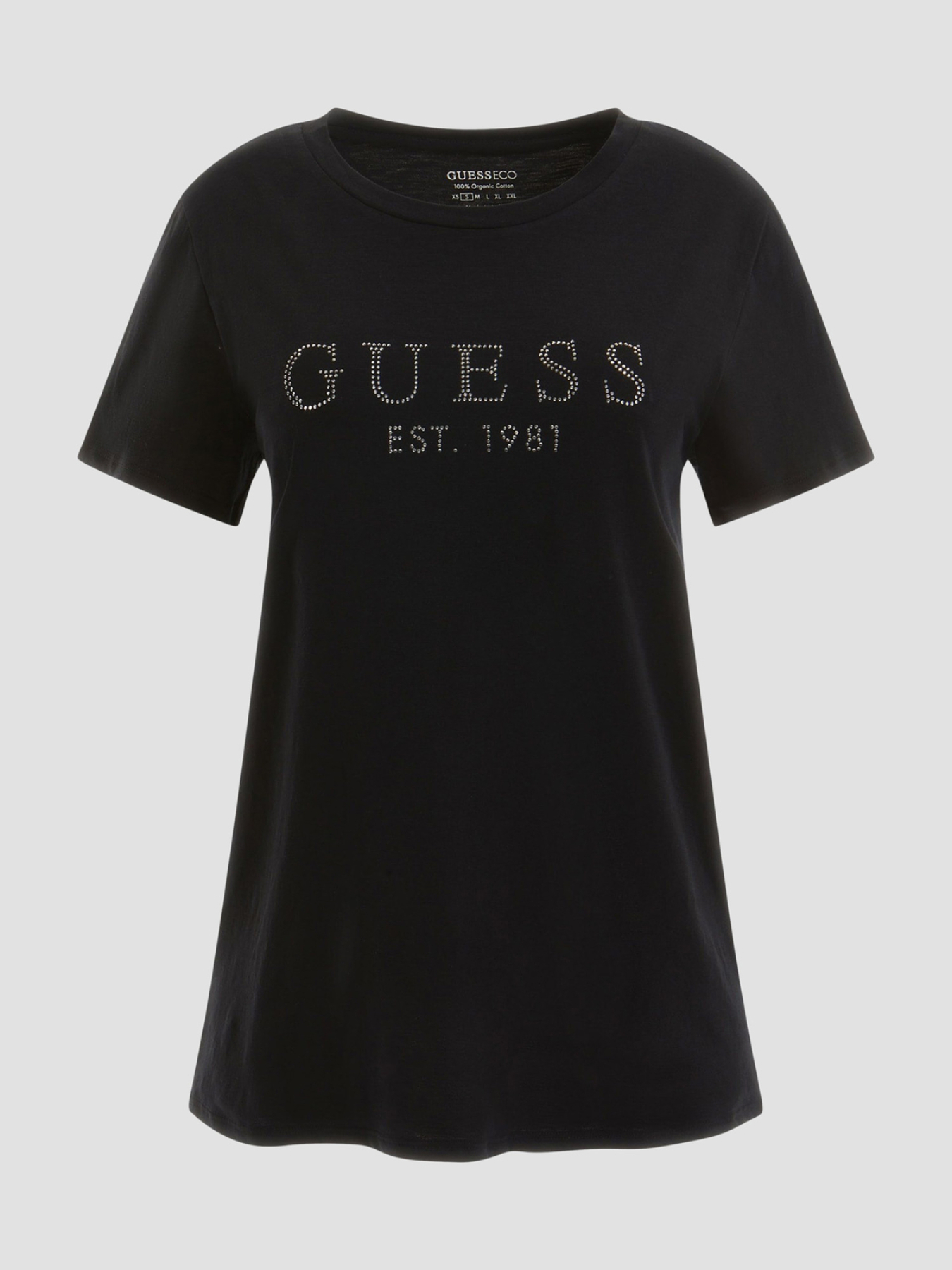 Жіноча чорна футболка модель W3GI76.K8G01;JBLK Фото