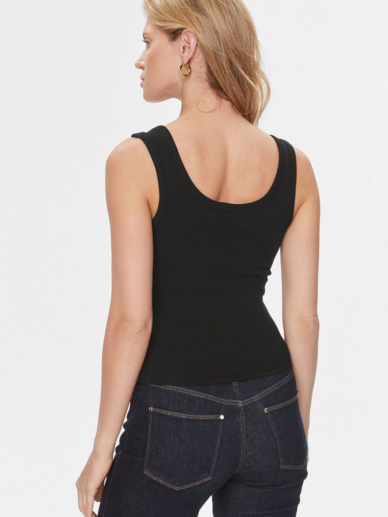 Женская черная майка модель W3YP68.KA0H1;JBLK Женская черная майка модель W3YP68.KA0H1;JBLK Фото