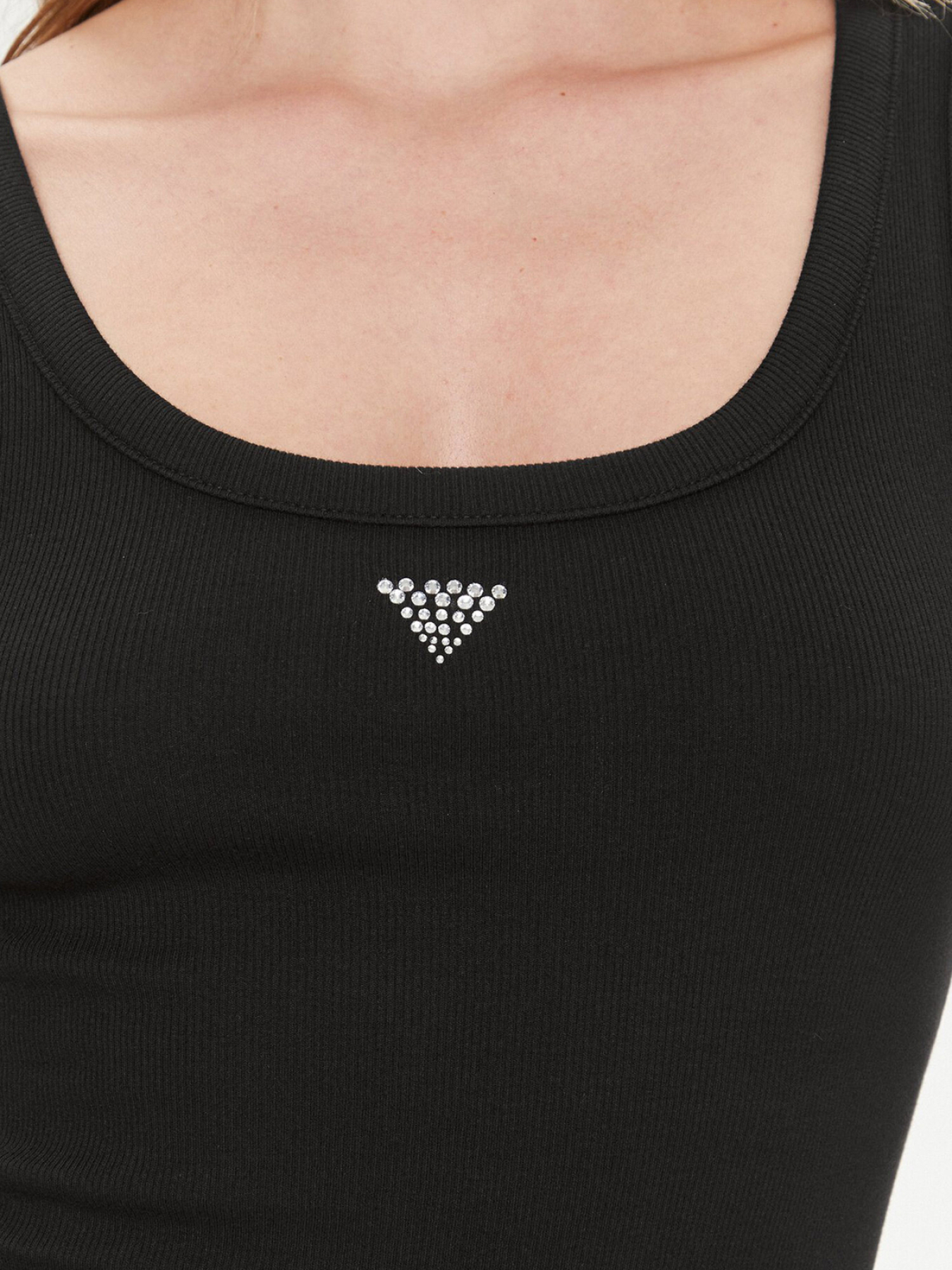 Женская черная майка модель W3YP68.KA0H1;JBLK Женская черная майка модель W3YP68.KA0H1;JBLK Фото