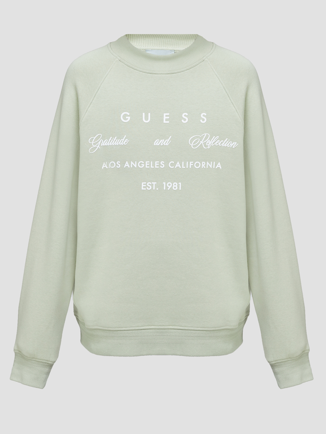 Женский мятный свитшот модель W3YQ06.K9Z21;G8CR Фото