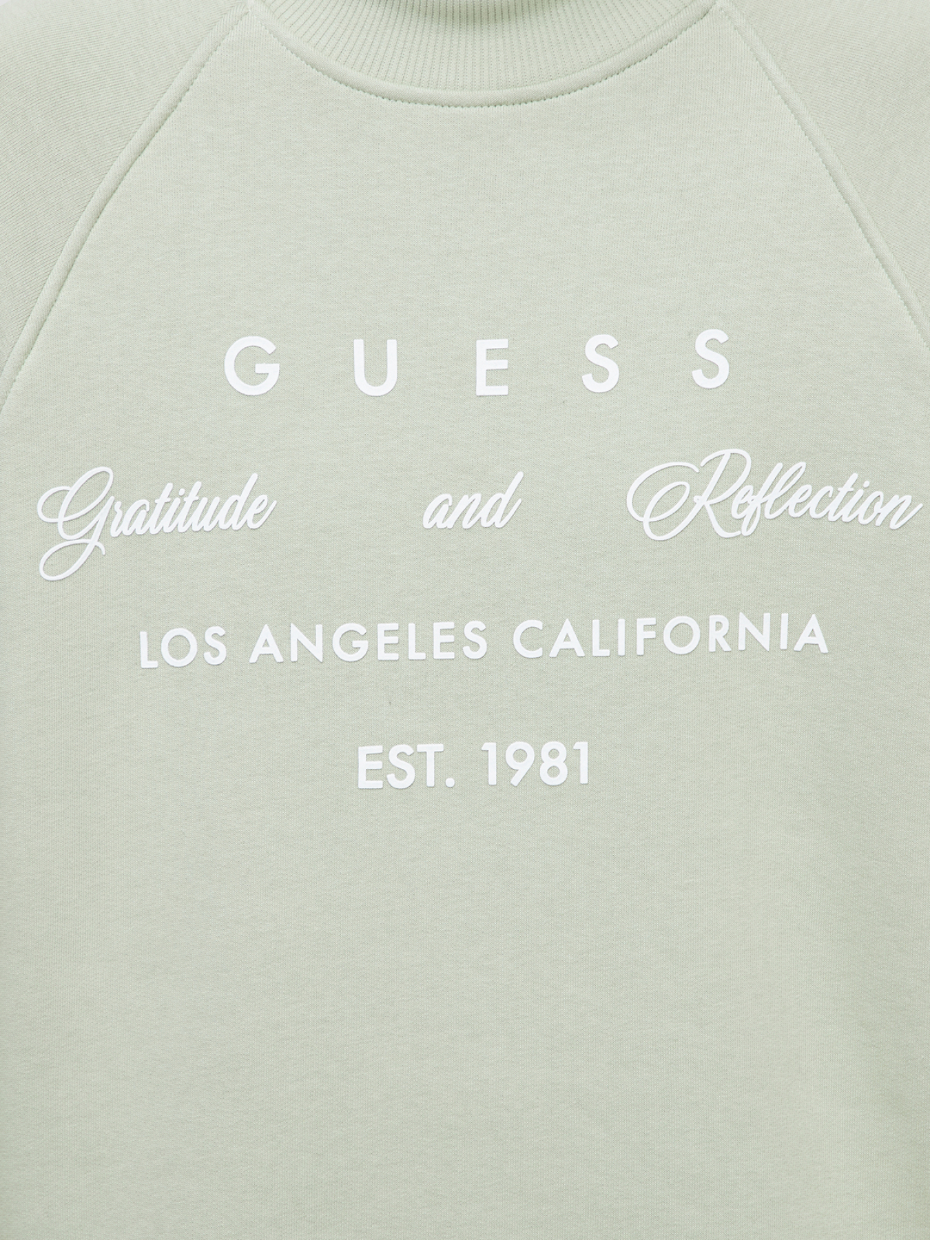 Женский мятный свитшот модель W3YQ06.K9Z21;G8CR Фото