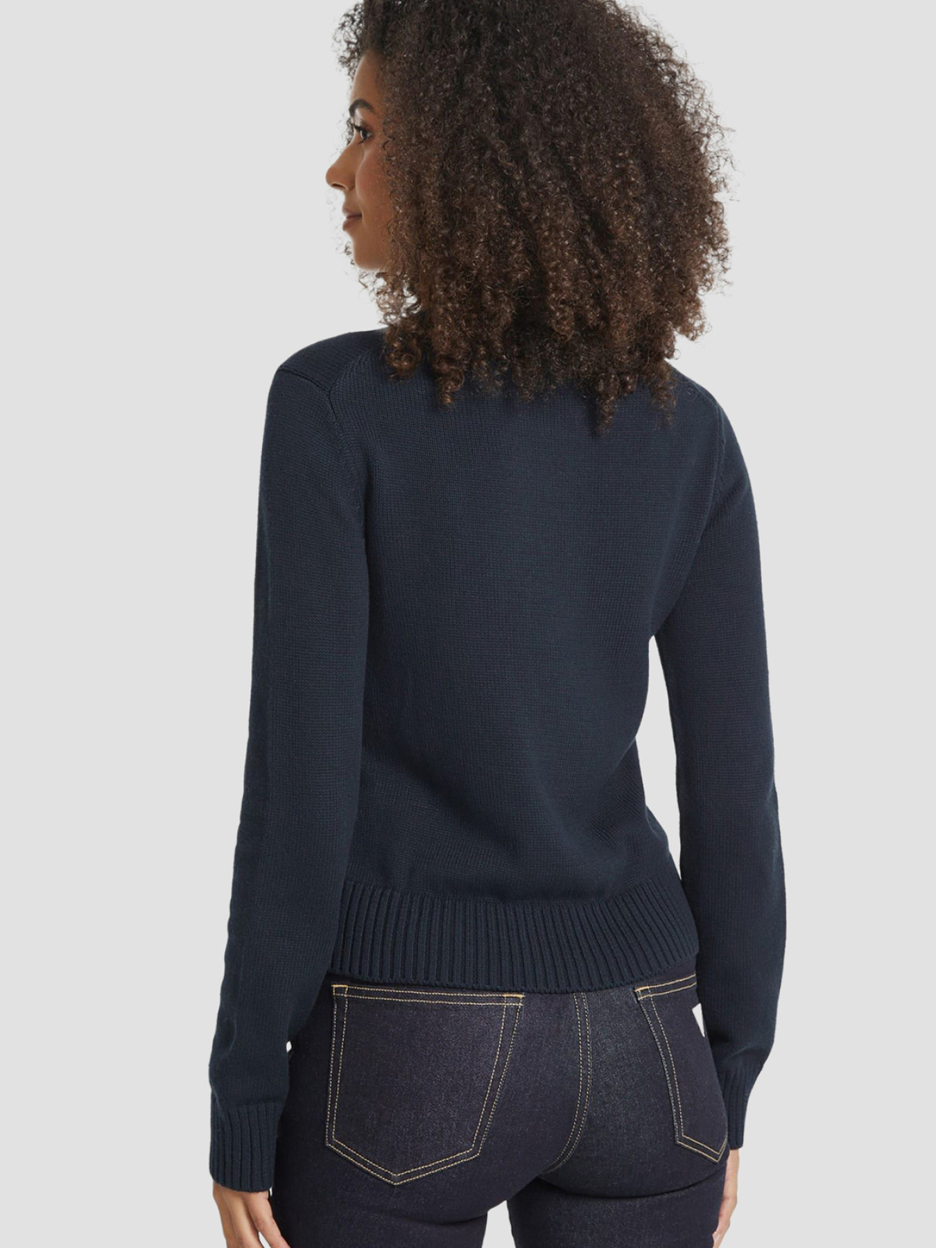 Жіночий темно-синій джемпер модель W4BR10.Z3HM1;A71W Фото