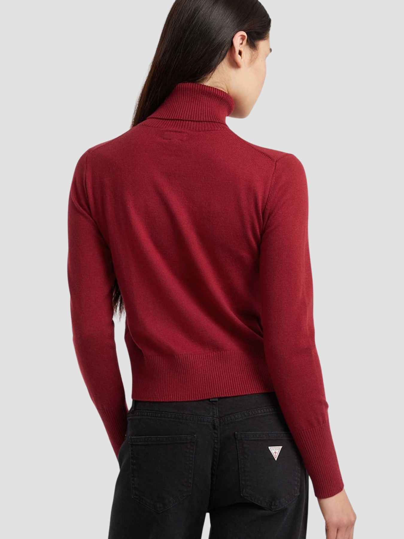 Жіночий бордовий гольф модель W4BR15.Z3HO2;G5M3 Фото