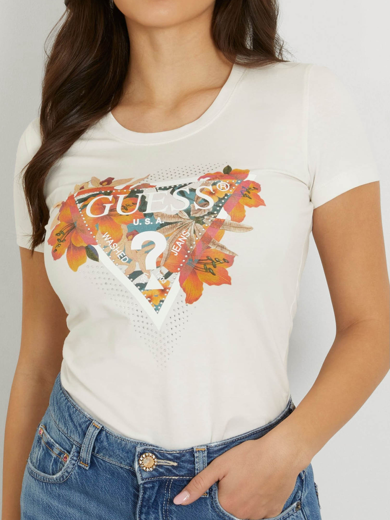 Футболка GUESS модель W4GI62.J1314;G012 Футболка GUESS модель W4GI62.J1314;G012 Фото