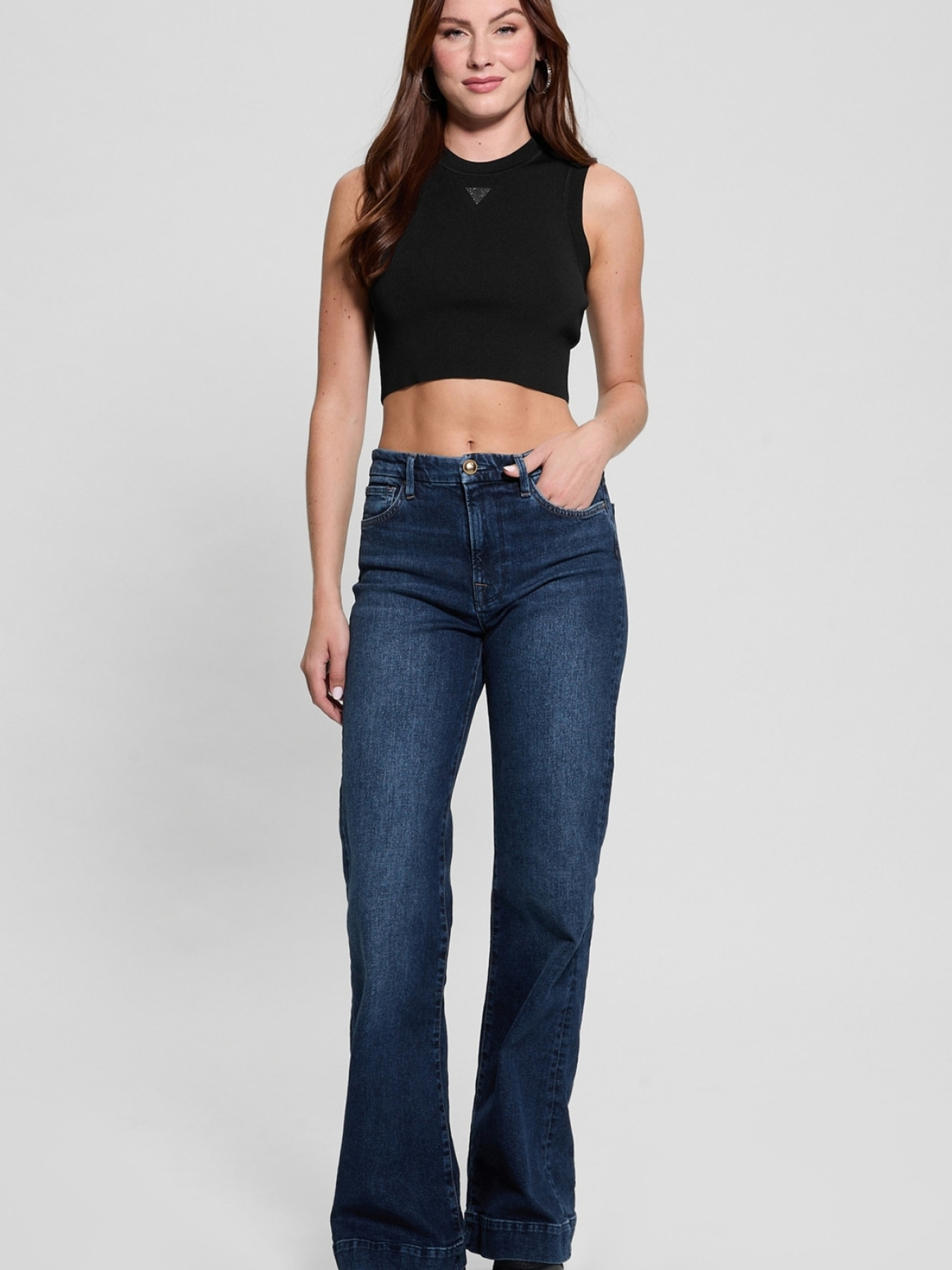 Топ GUESS модель W4GZ34.Z3F40;JBLK Фото