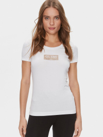 Жіноча біла футболка модель W4RI33.J1314;G011 Фото