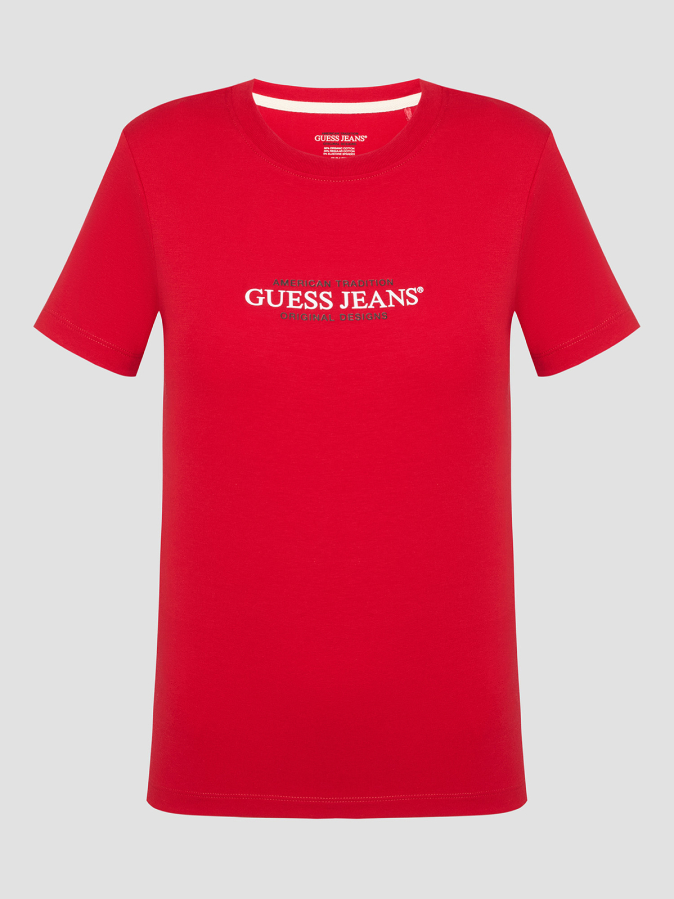 Жіноча червона футболка модель W4YI03.J1314;G585 Фото