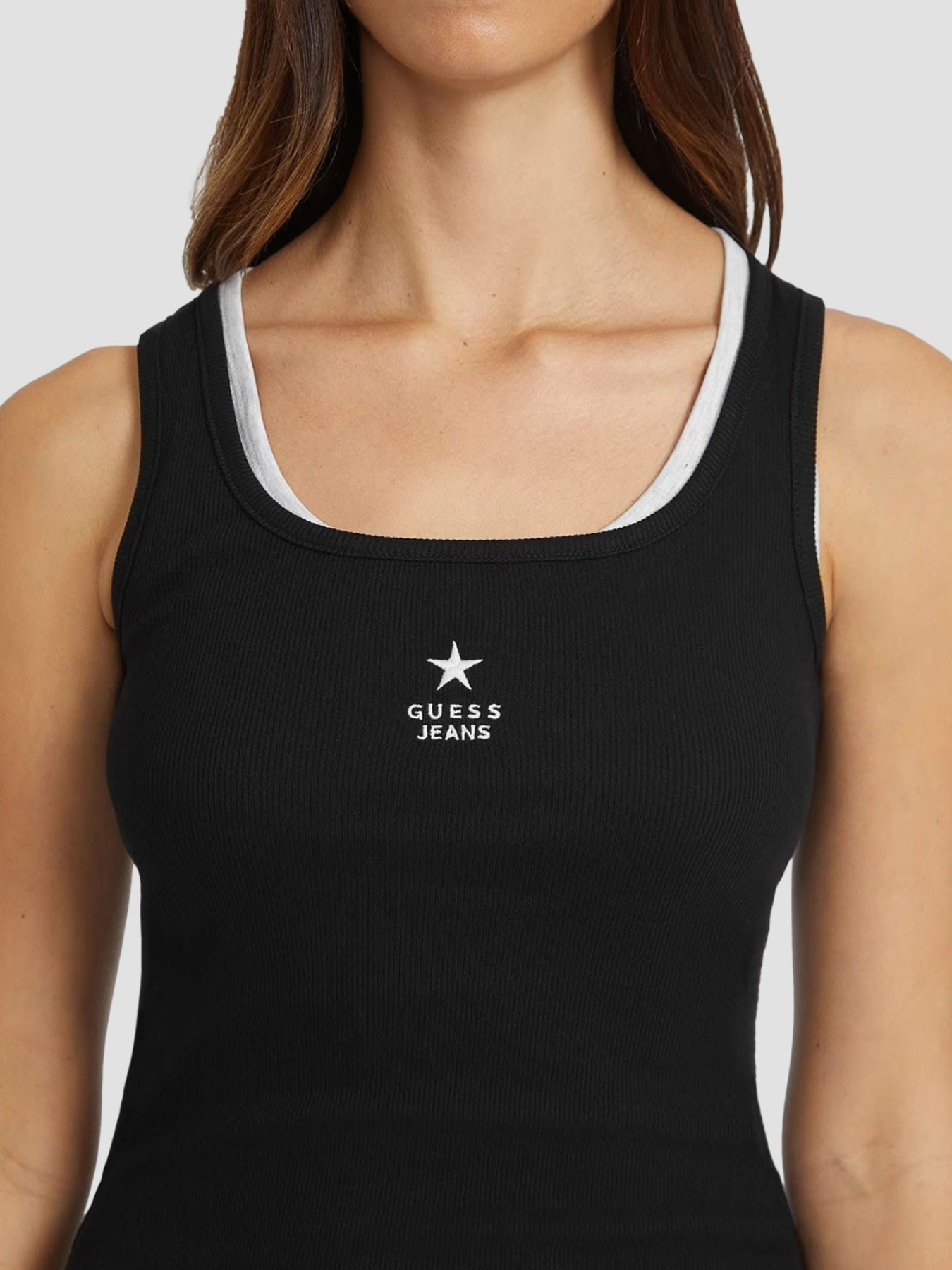 Майка Guess Jeans модель W4YP48.KA0H1;JBLK Фото