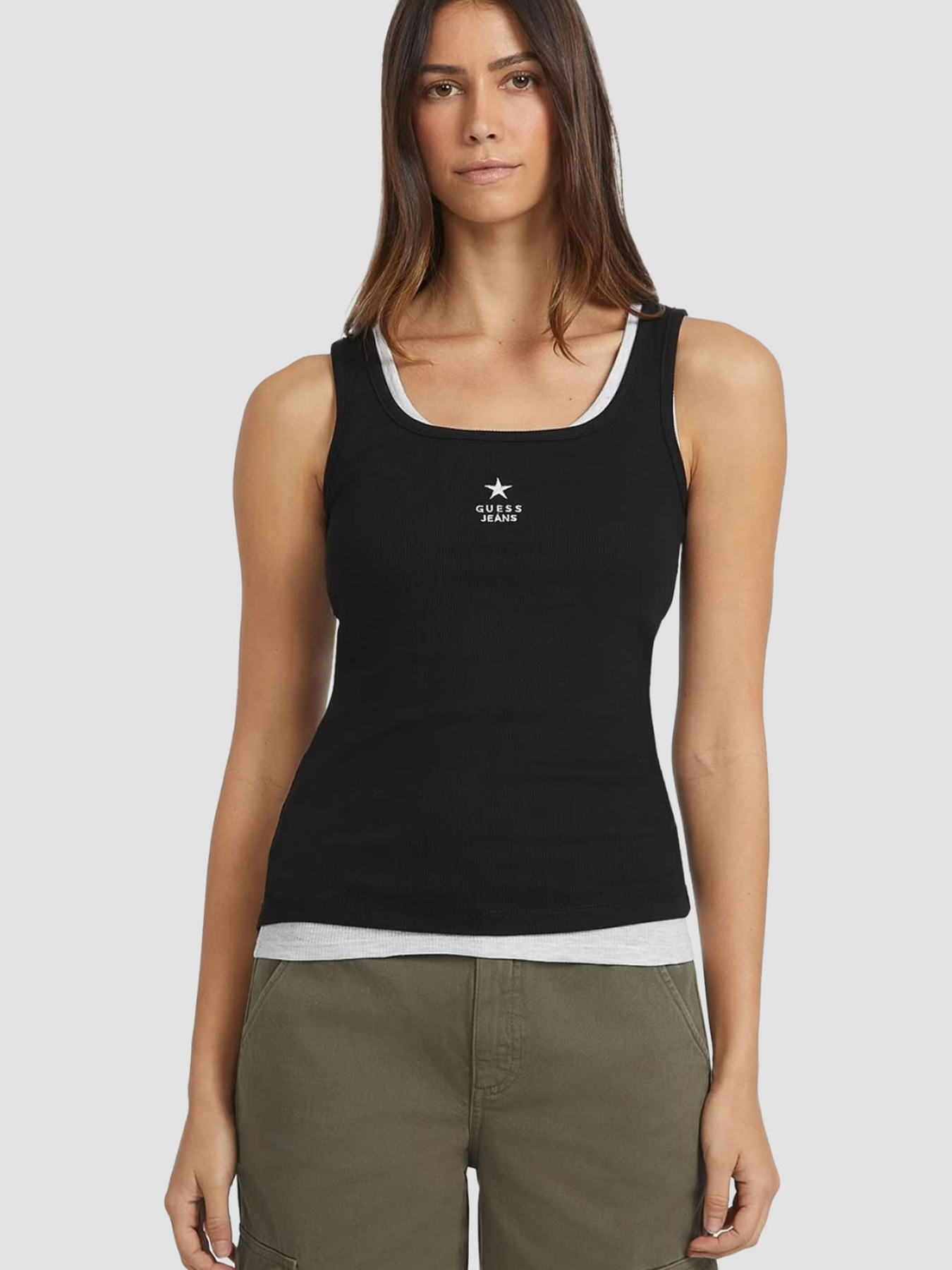 Майка Guess Jeans модель W4YP48.KA0H1;JBLK Фото