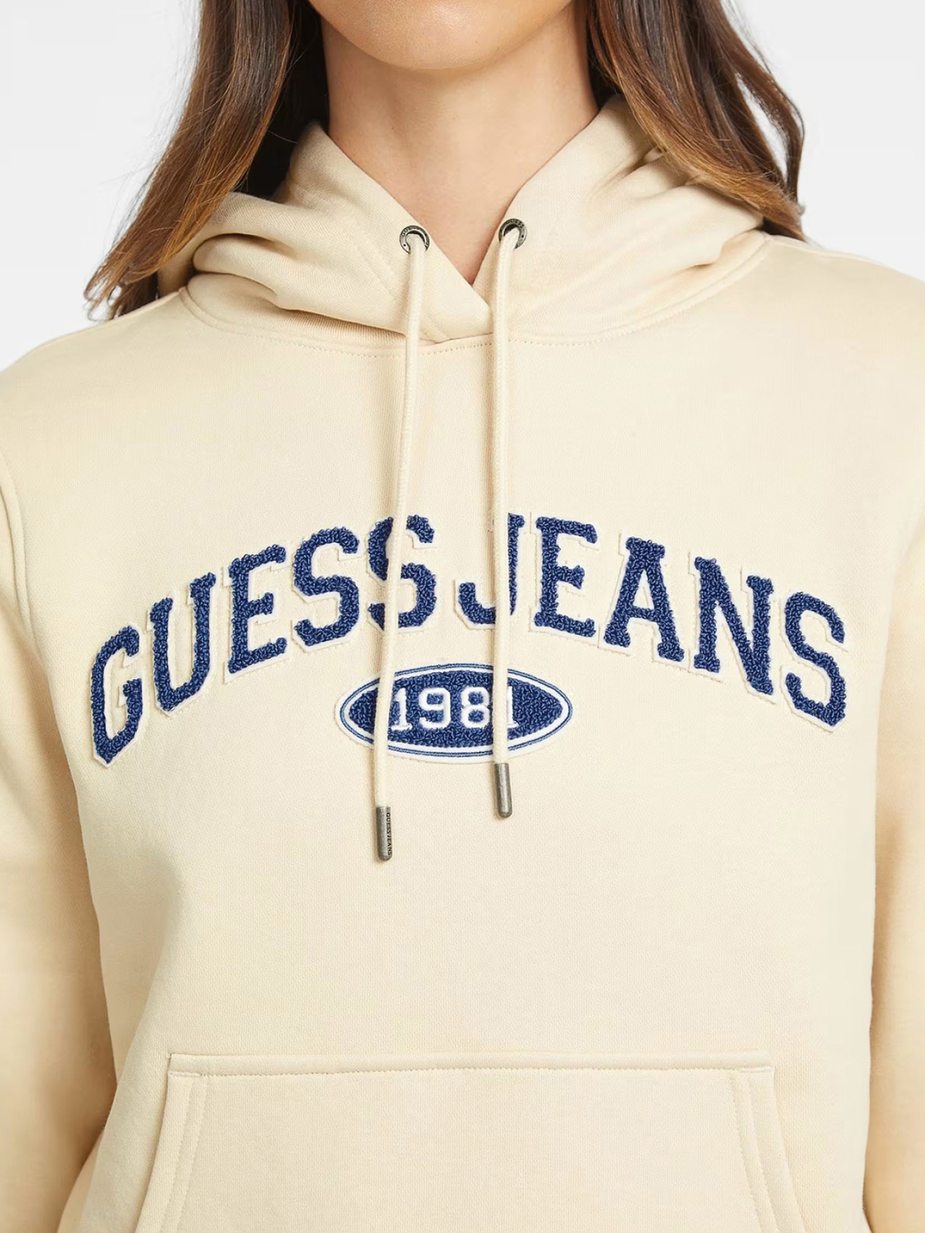 Жіноче бежеве худі модель W4YQ09.KC811;G1W7 Фото