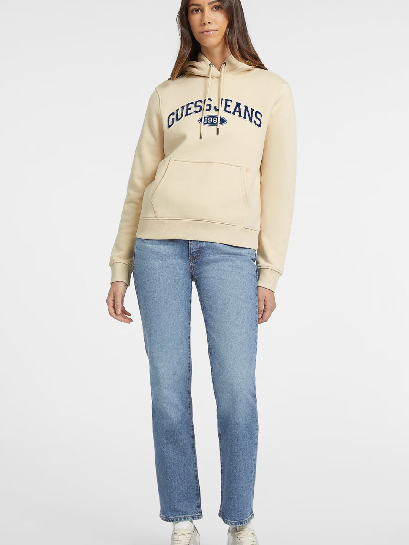 Жіноче бежеве худі модель W4YQ09.KC811;G1W7 Фото