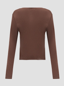 Жіночий коричневий пуловер модель W4YR16.Z2V62;G1EA Фото