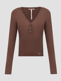 Жіночий коричневий пуловер модель W4YR16.Z2V62;G1EA Фото