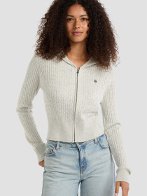 Жіноче світло-сіре худі модель W5BR04.Z3HO2;H90K Фото