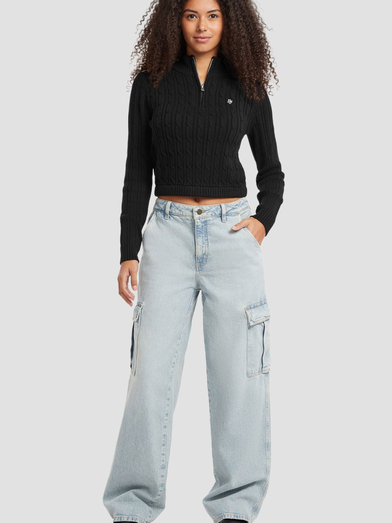 Жіноча чорна кофта модель W5BR13.Z3HM1;JBLK Фото