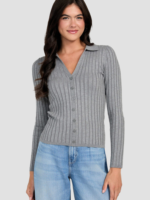 Женский серый пуловер модель W5BR51.Z2YK2;H91I Фото