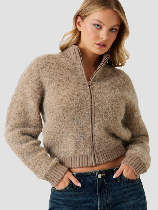 Жіночий бежевий кардиган модель W5BR56.Z0702;F1AX Фото