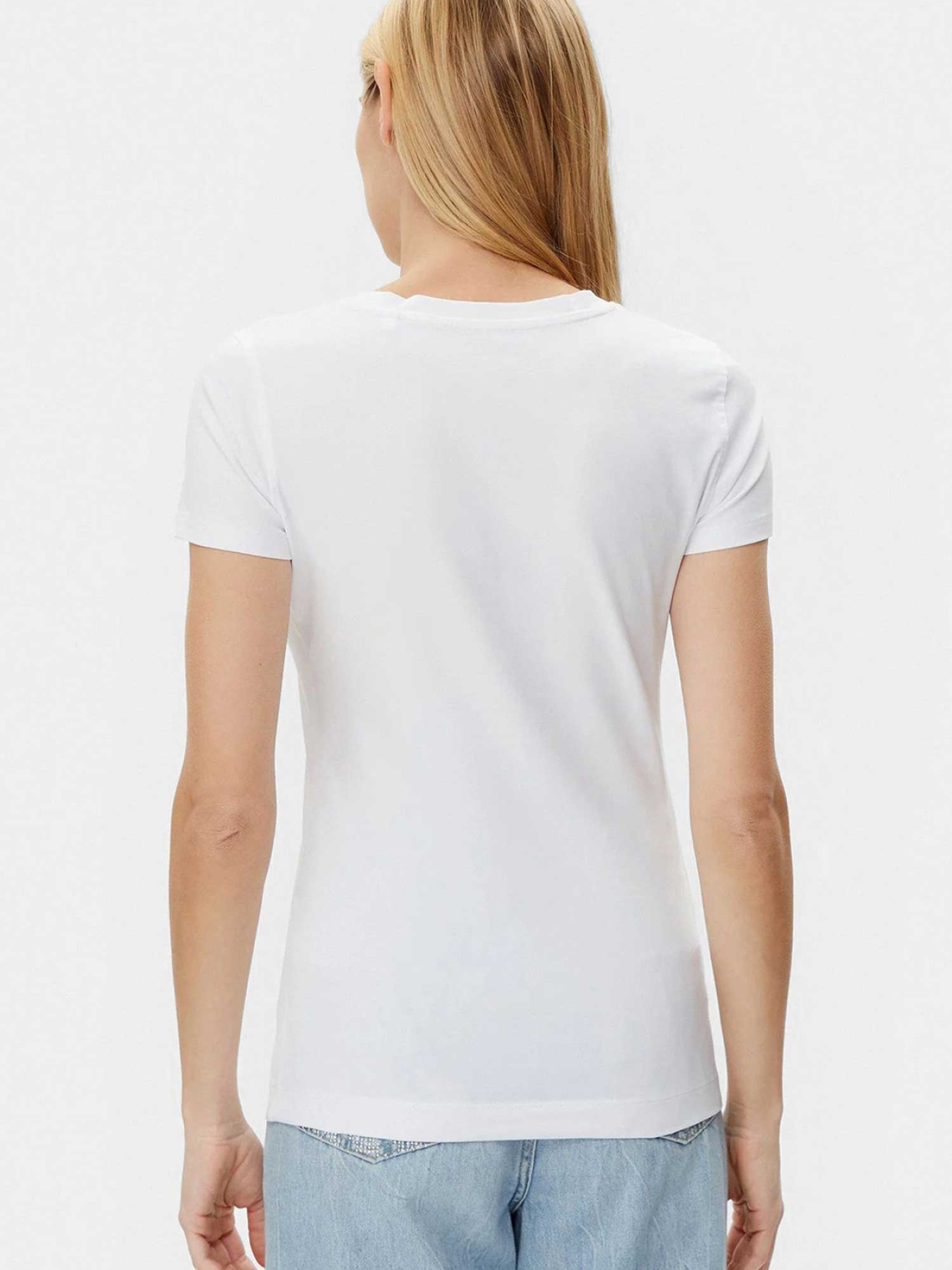 Жіноча біла футболка модель W5GI14.J1314;G011 Фото