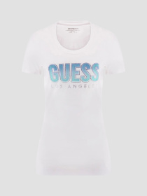 Жіноча біла футболка модель W5GI14.J1314;G011 Фото